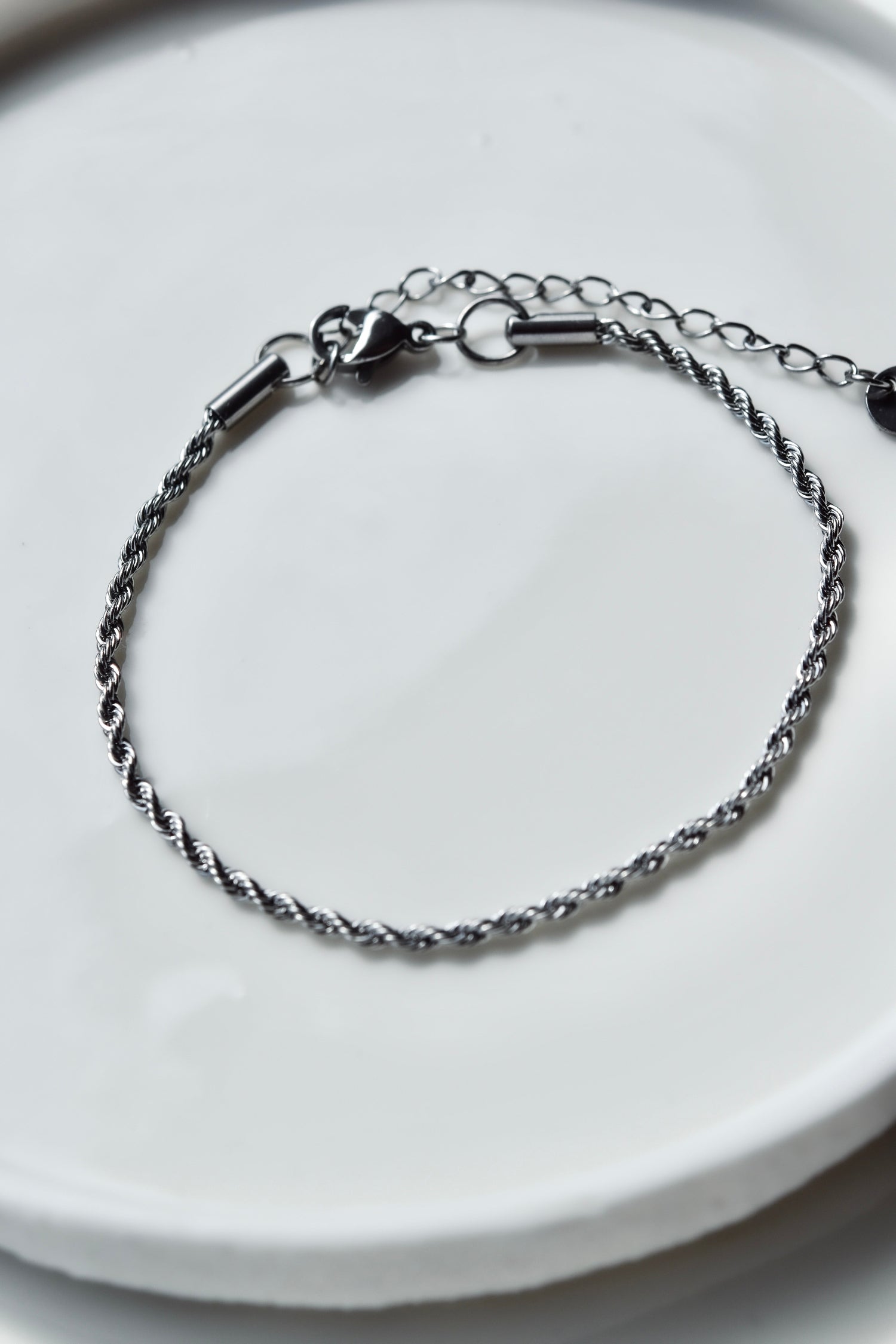 Rope Chain Bracelet in Silver