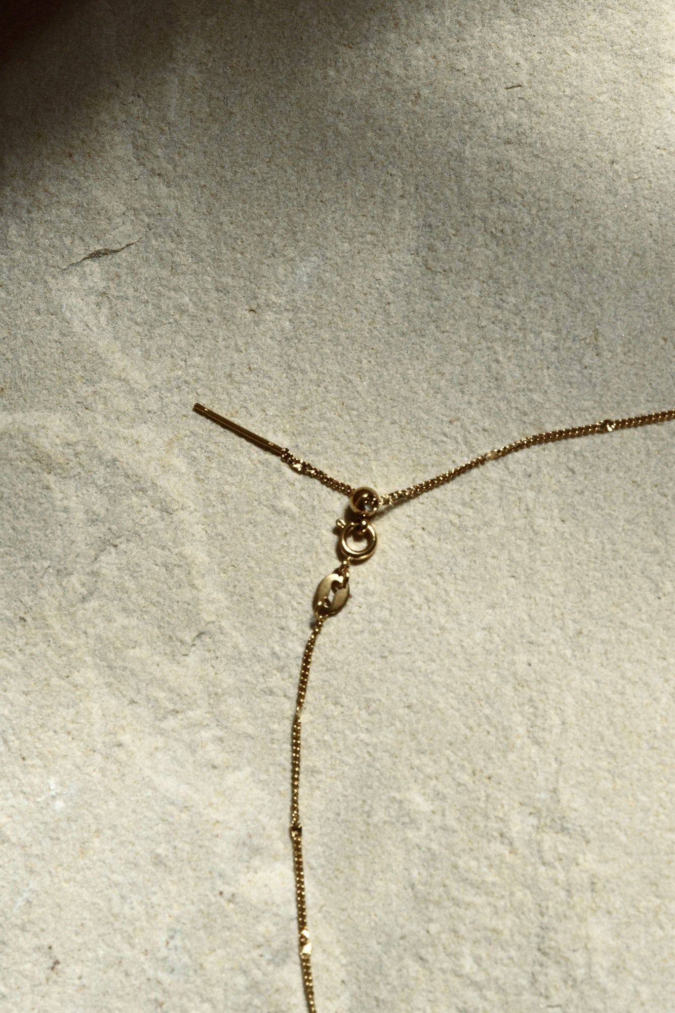 Molten Star Necklace in Gold