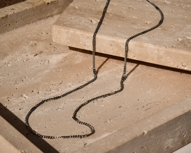 Glint Curb Chain in Silver