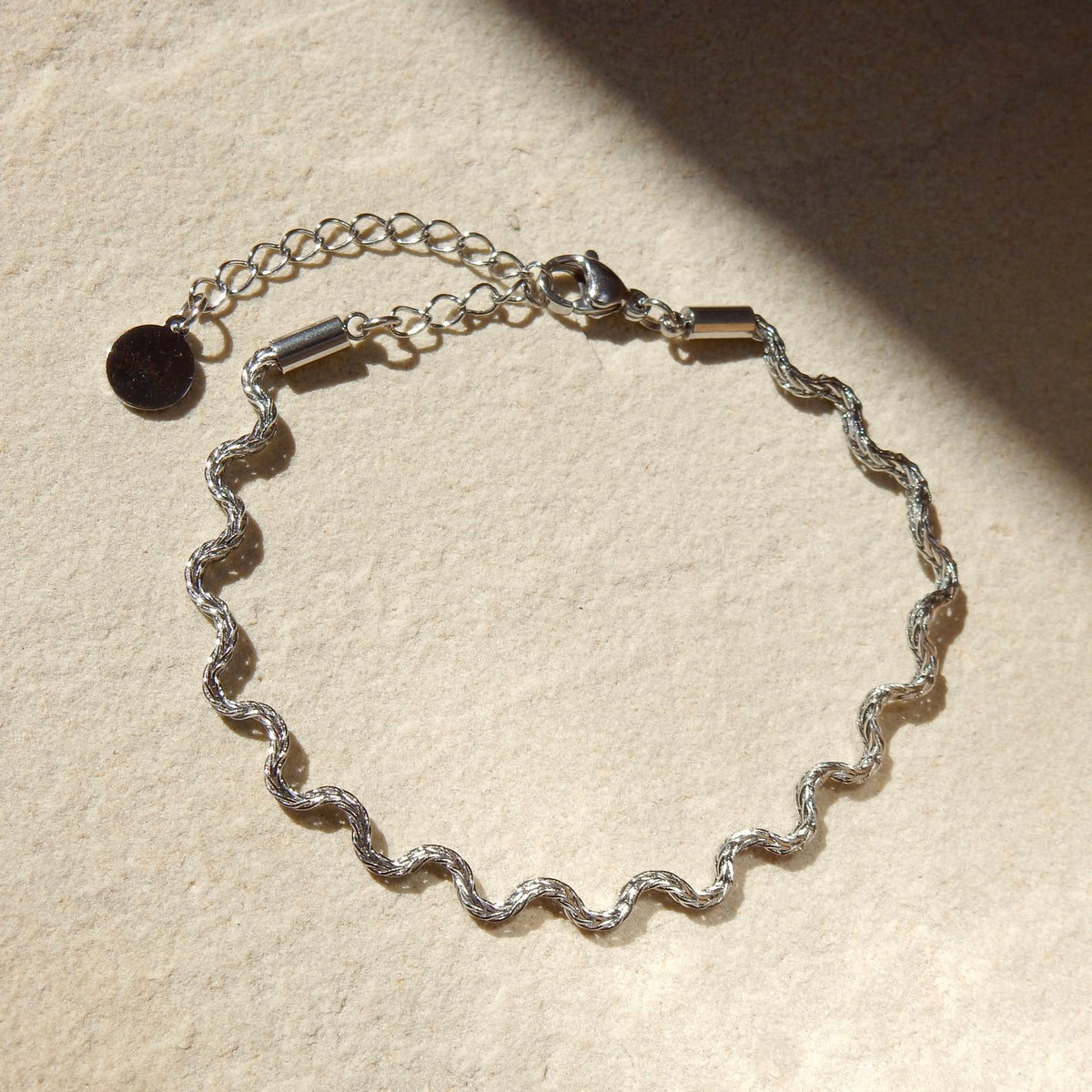 Wave Bracelet in Silver