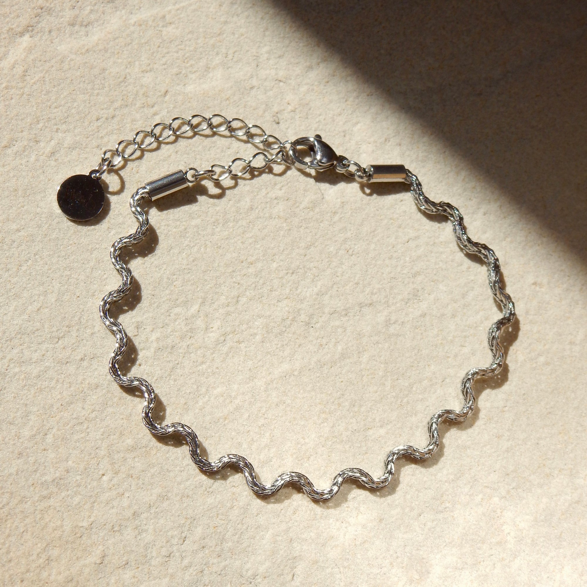 Wave Bracelet in Silver