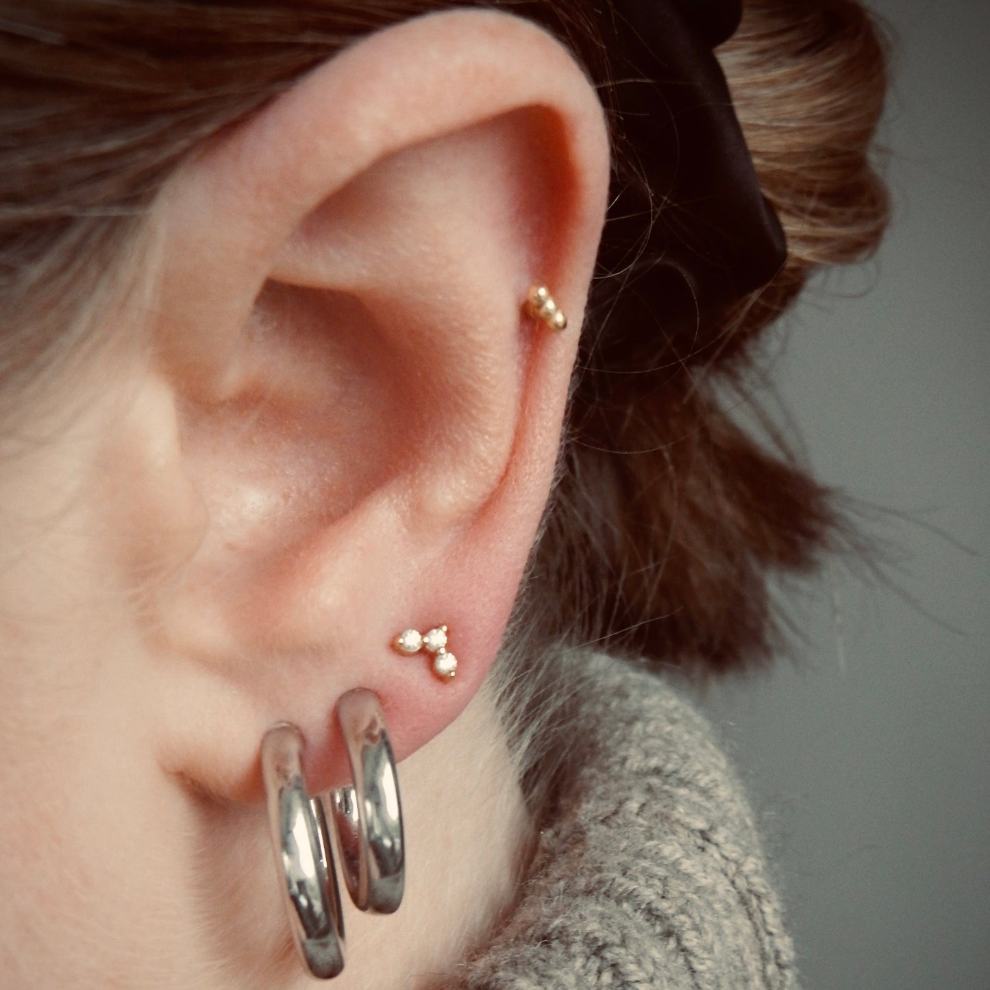 Everyday Medium Hoops in Silver