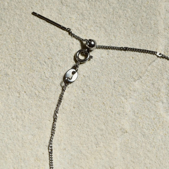 Molten Star Necklace in Silver