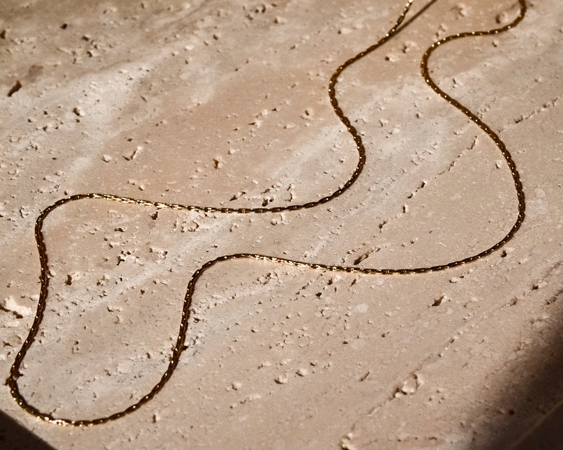Fine Chain Necklace in Gold