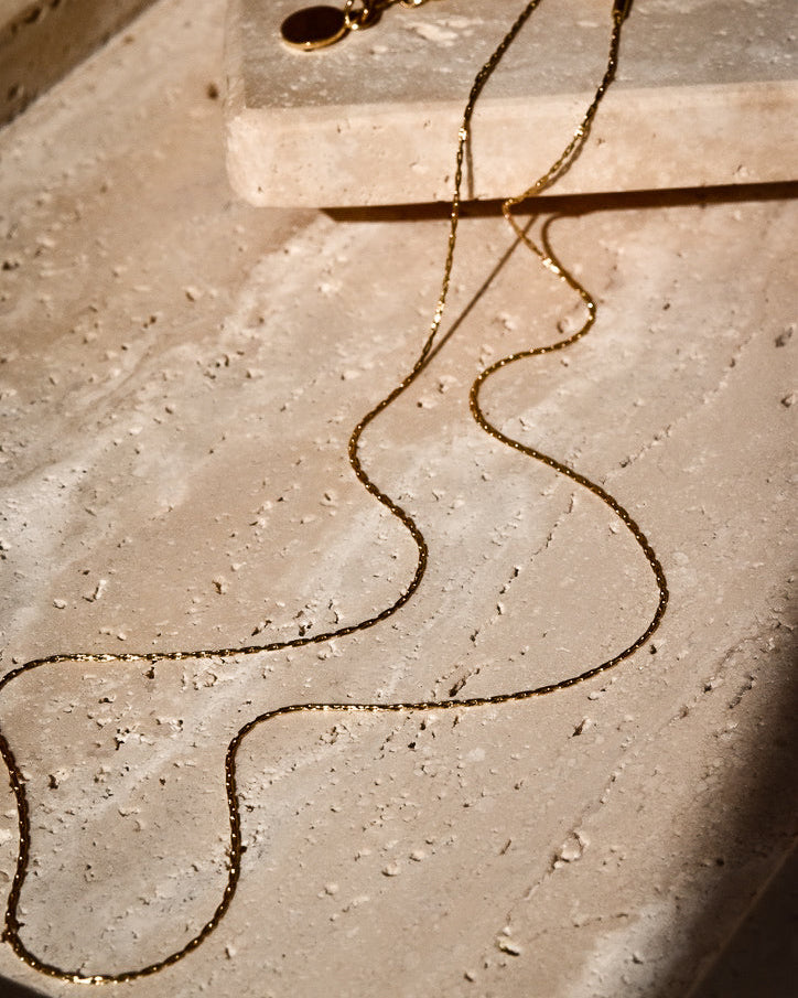 Fine Chain Necklace in Gold