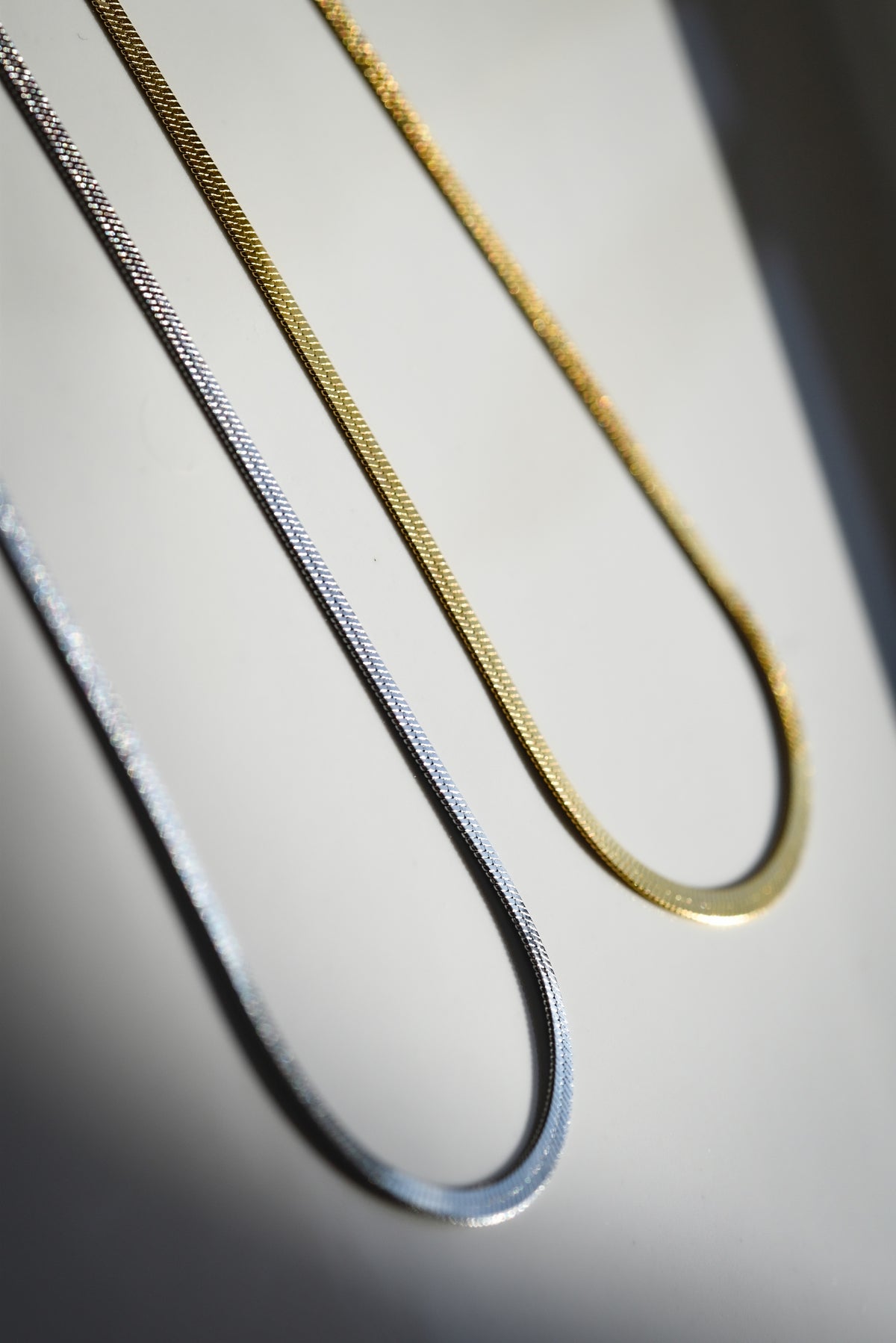 Everyday Flat Chain Necklace in Silver