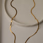 Everyday Flat Chain Necklace in Gold