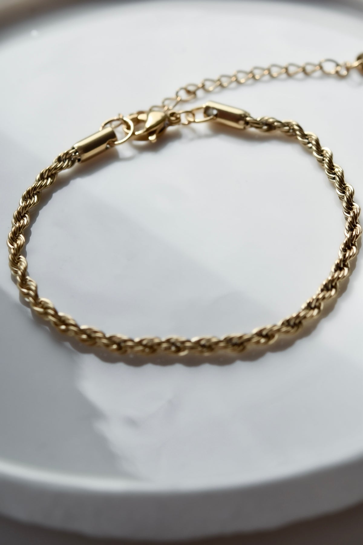 Rope Chain Bracelet in Gold