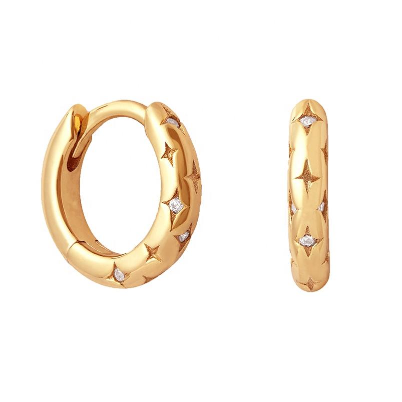 Cosmic Star Huggies in Gold