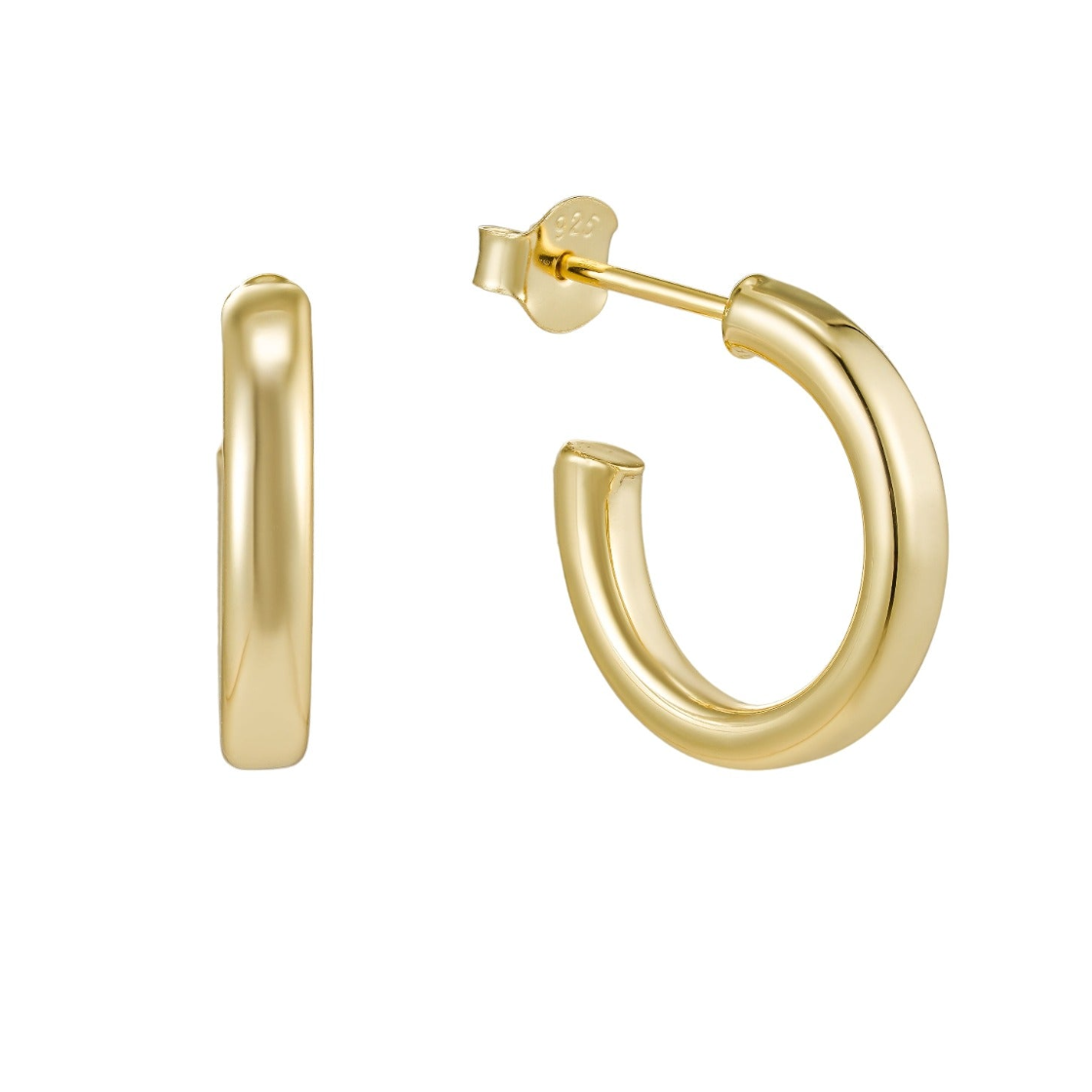 Everyday Large Hoops in Gold