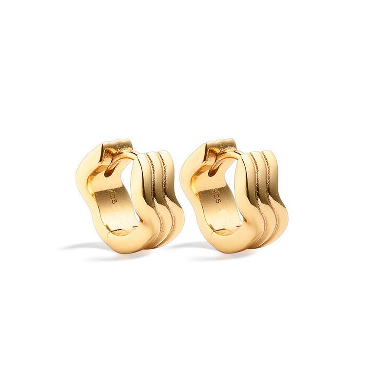 Ripple Huggies in Gold